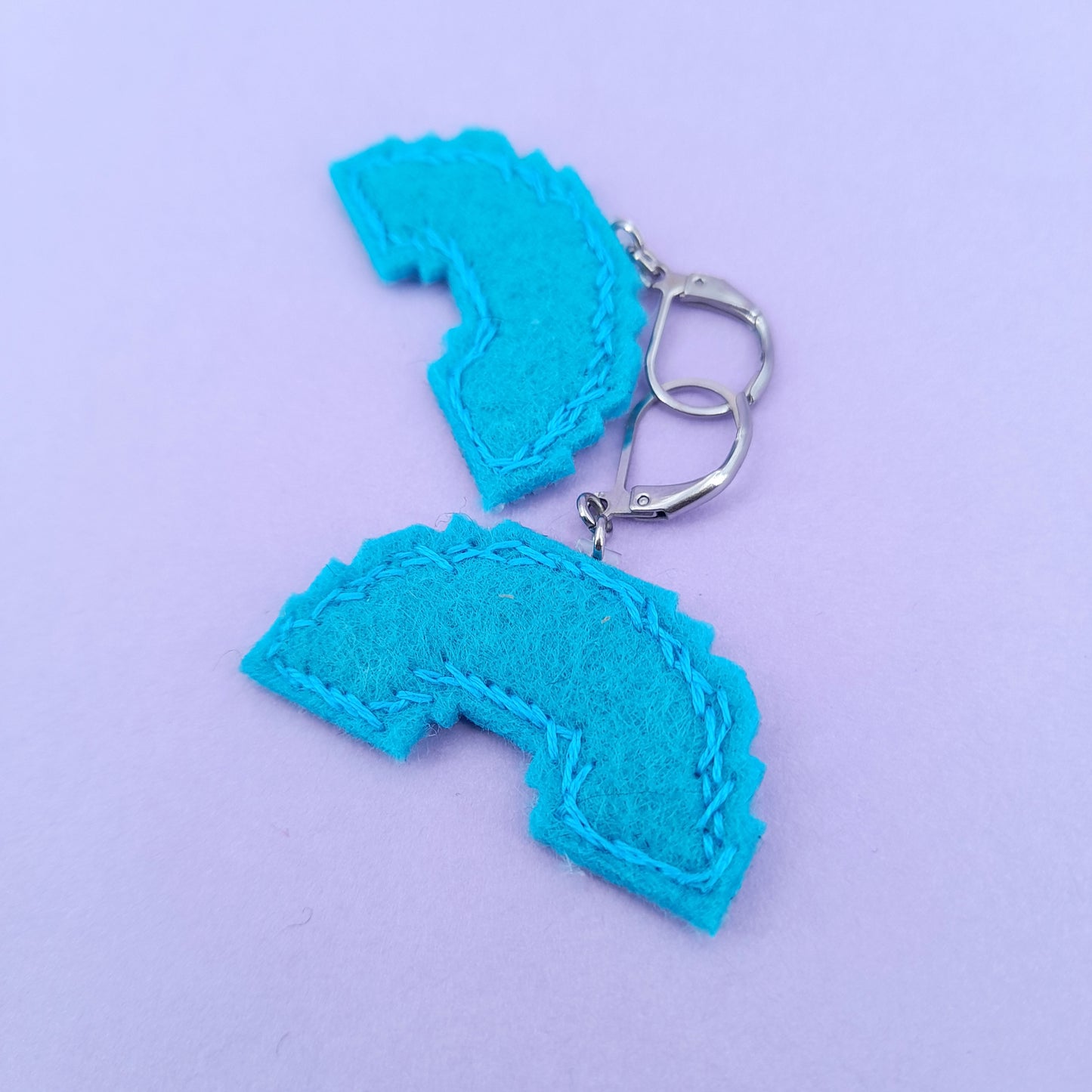 Arc-en-ciel Pastel - Boucles d'oreilles
