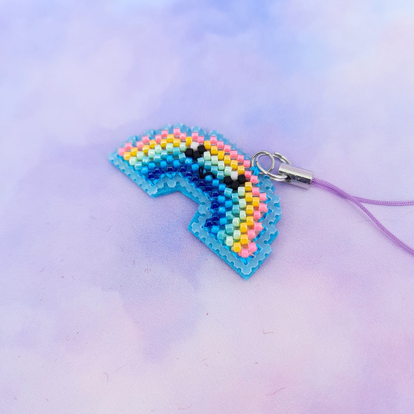 Arc-en-ciel Pastel - Pin's ou porte-clé