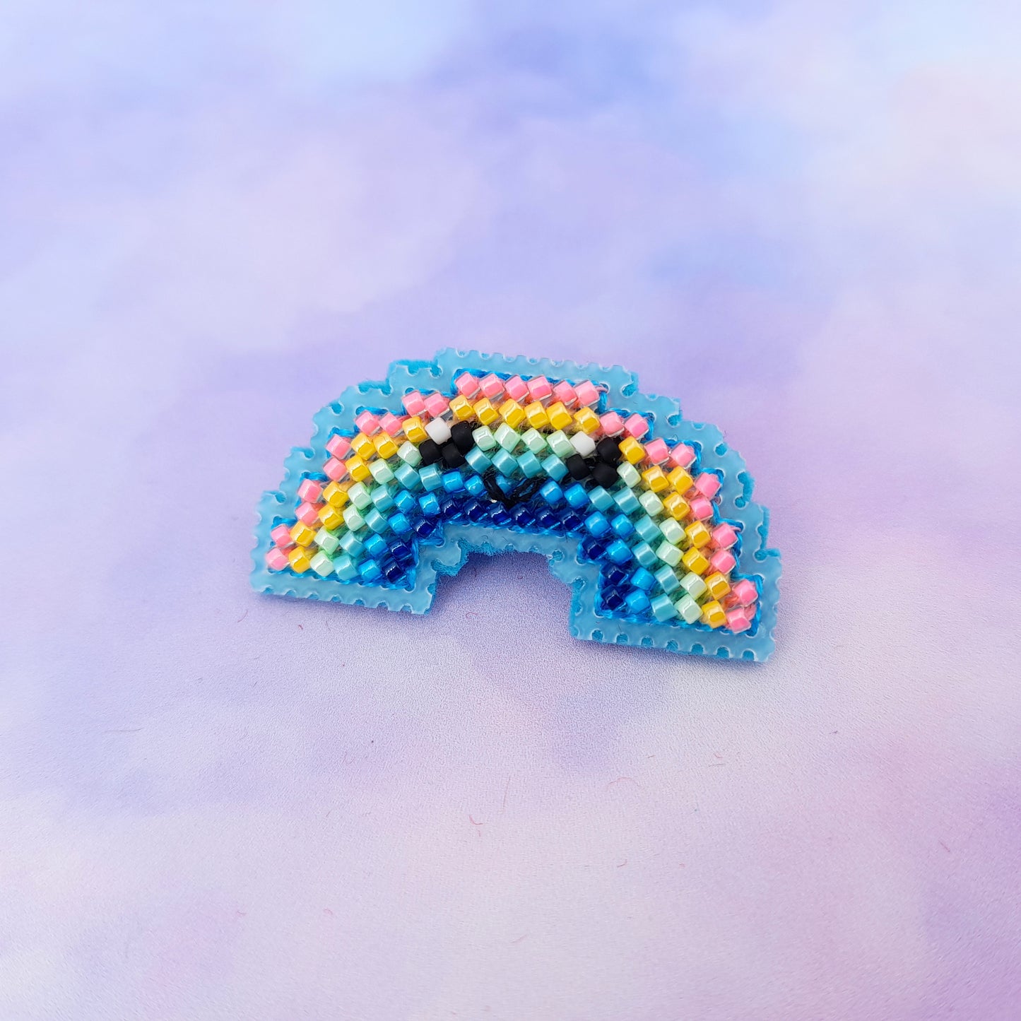 Arc-en-ciel Pastel - Pin's ou porte-clé