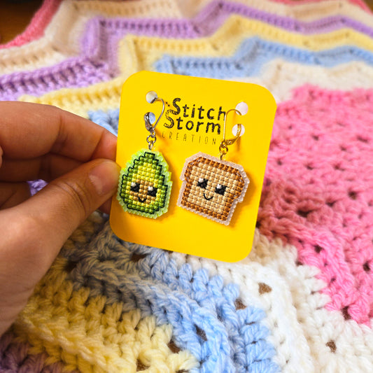 Avocado Toast Earrings