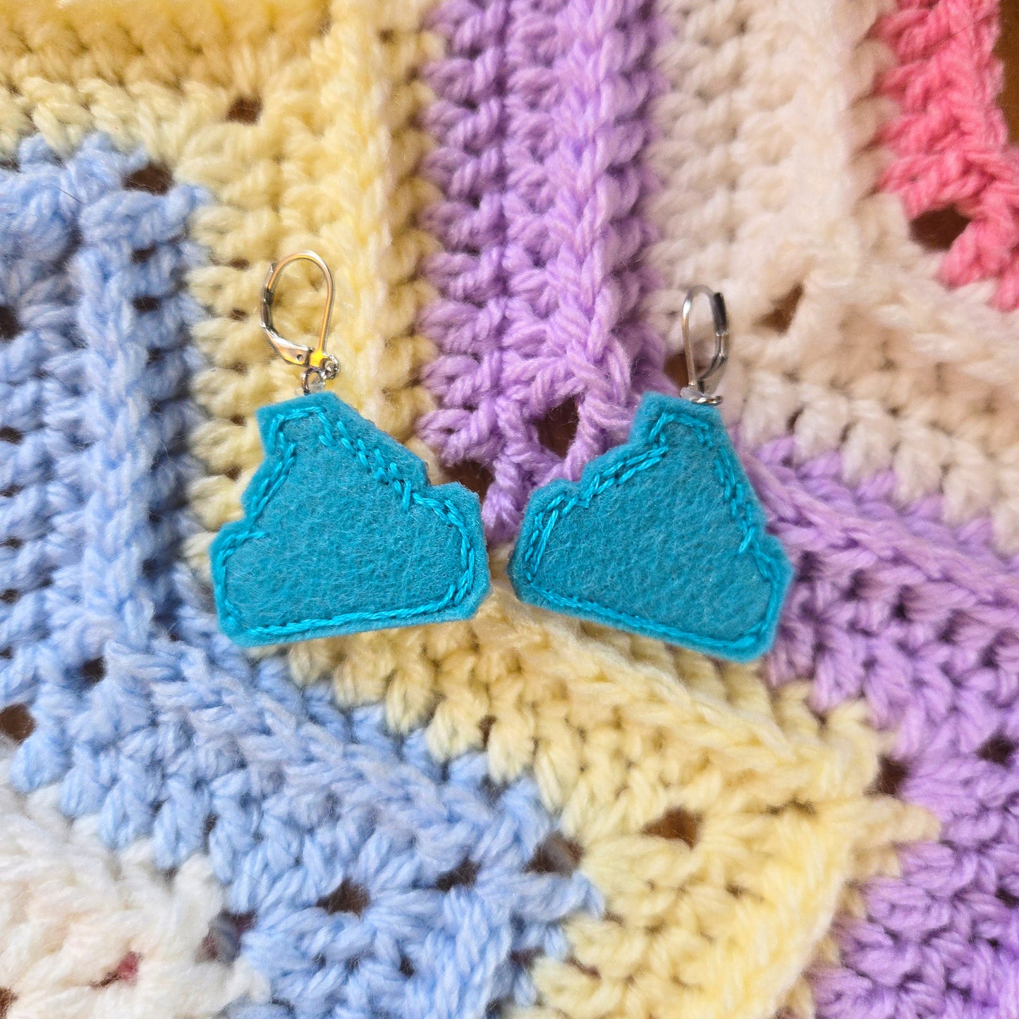 Rainbow Poop Earrings v2.0
