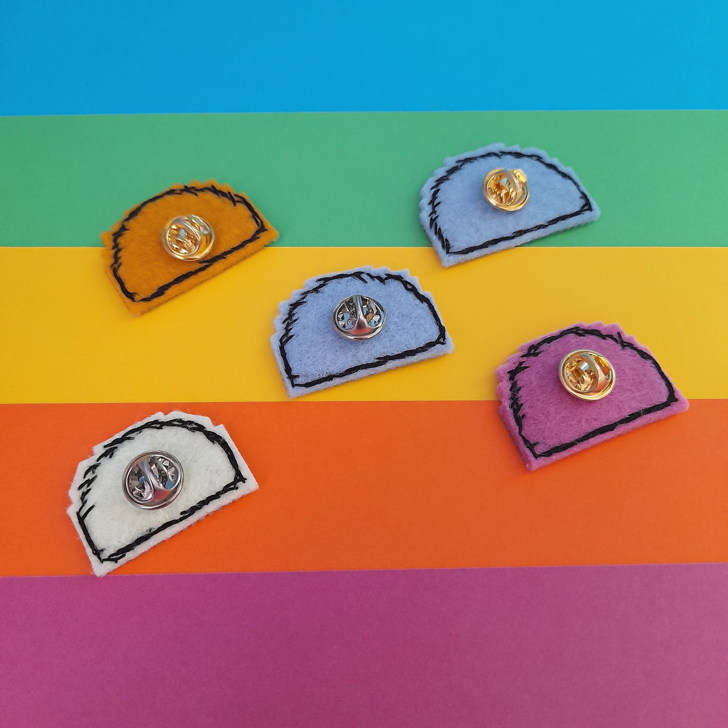 Rainbow Pin - Pan