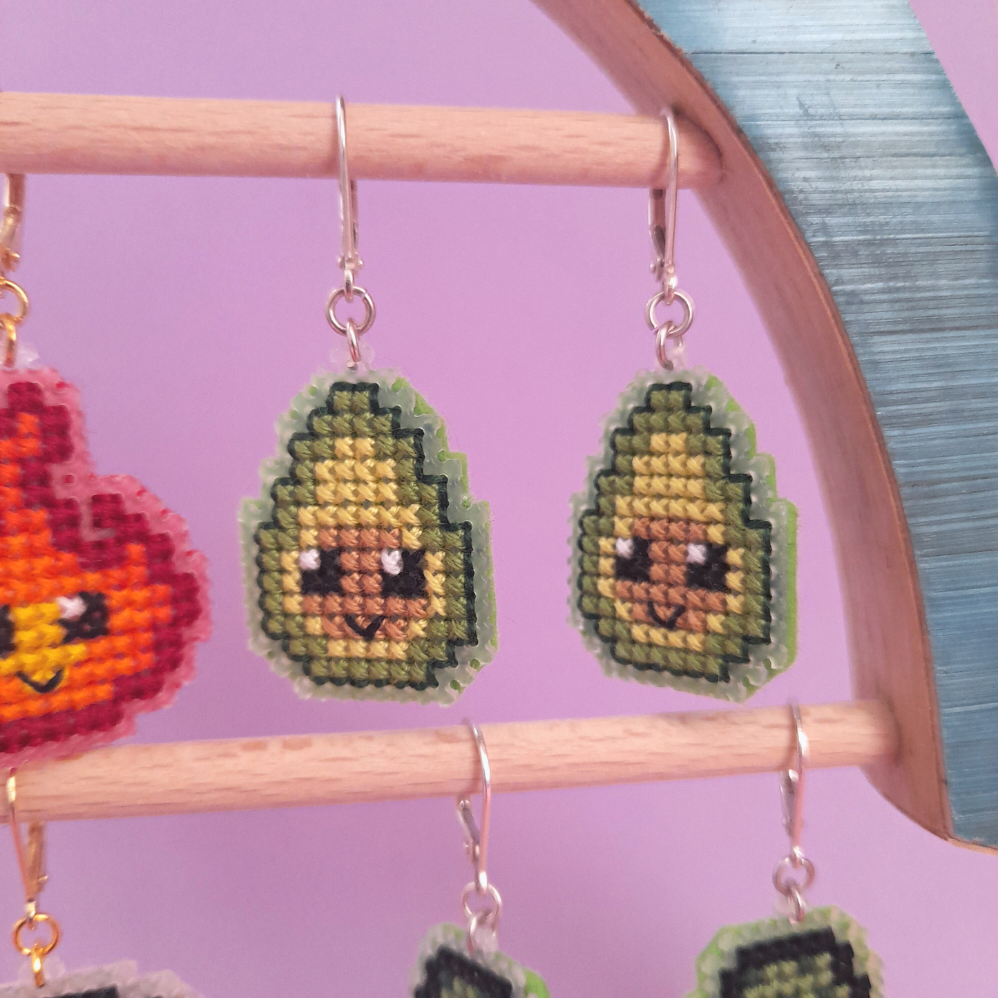 Boucles d'oreilles uterus