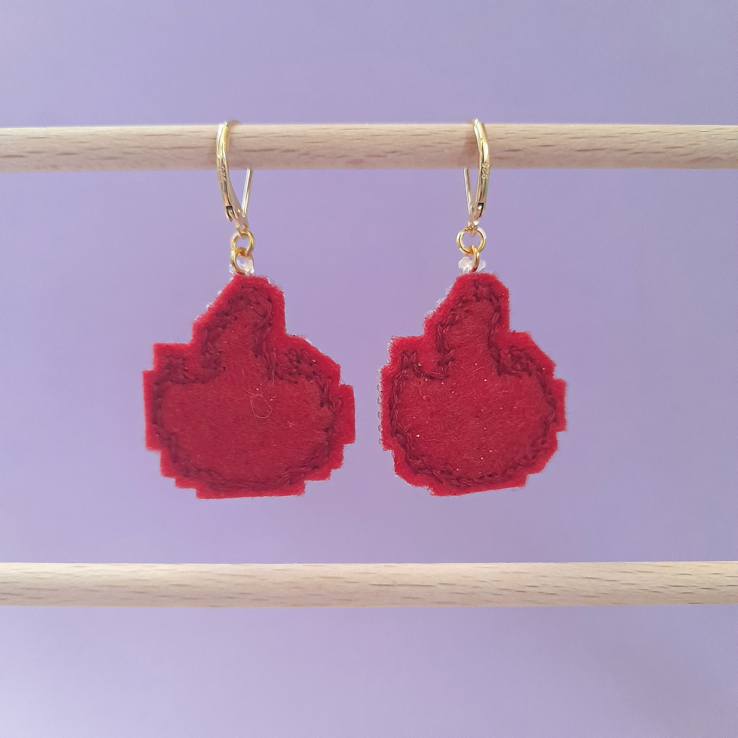 Boucles d'oreilles flammes