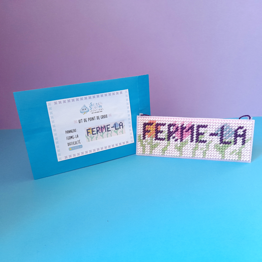 DIY Kit - "Ferme-la" sign - Difficulty 1