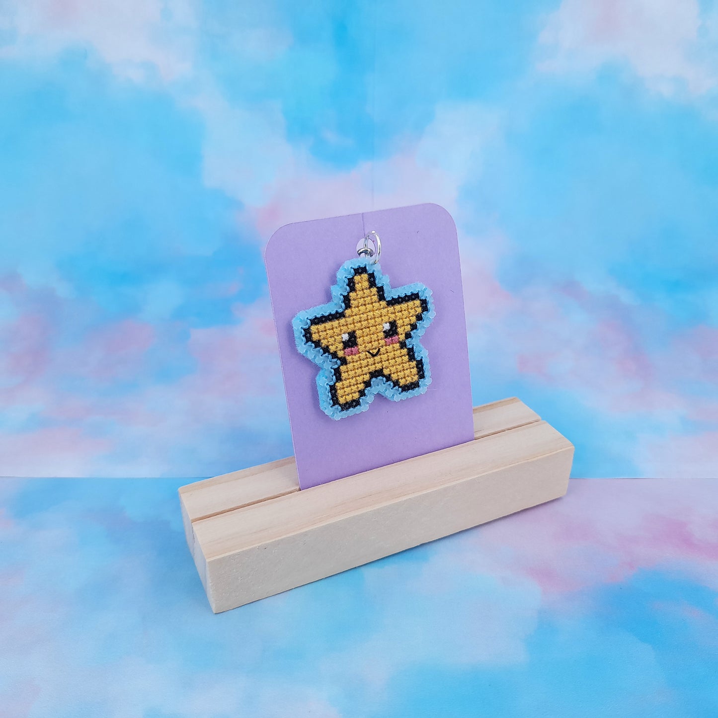 Pastel Star - Keychain