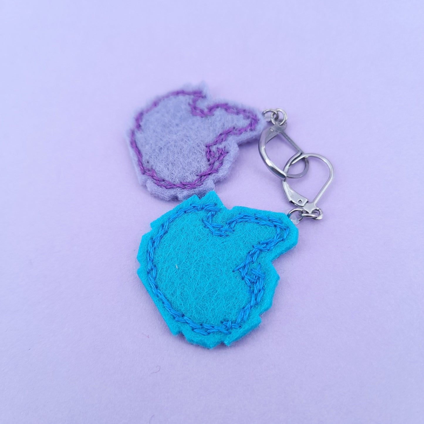 Pastel Flames - Earrings