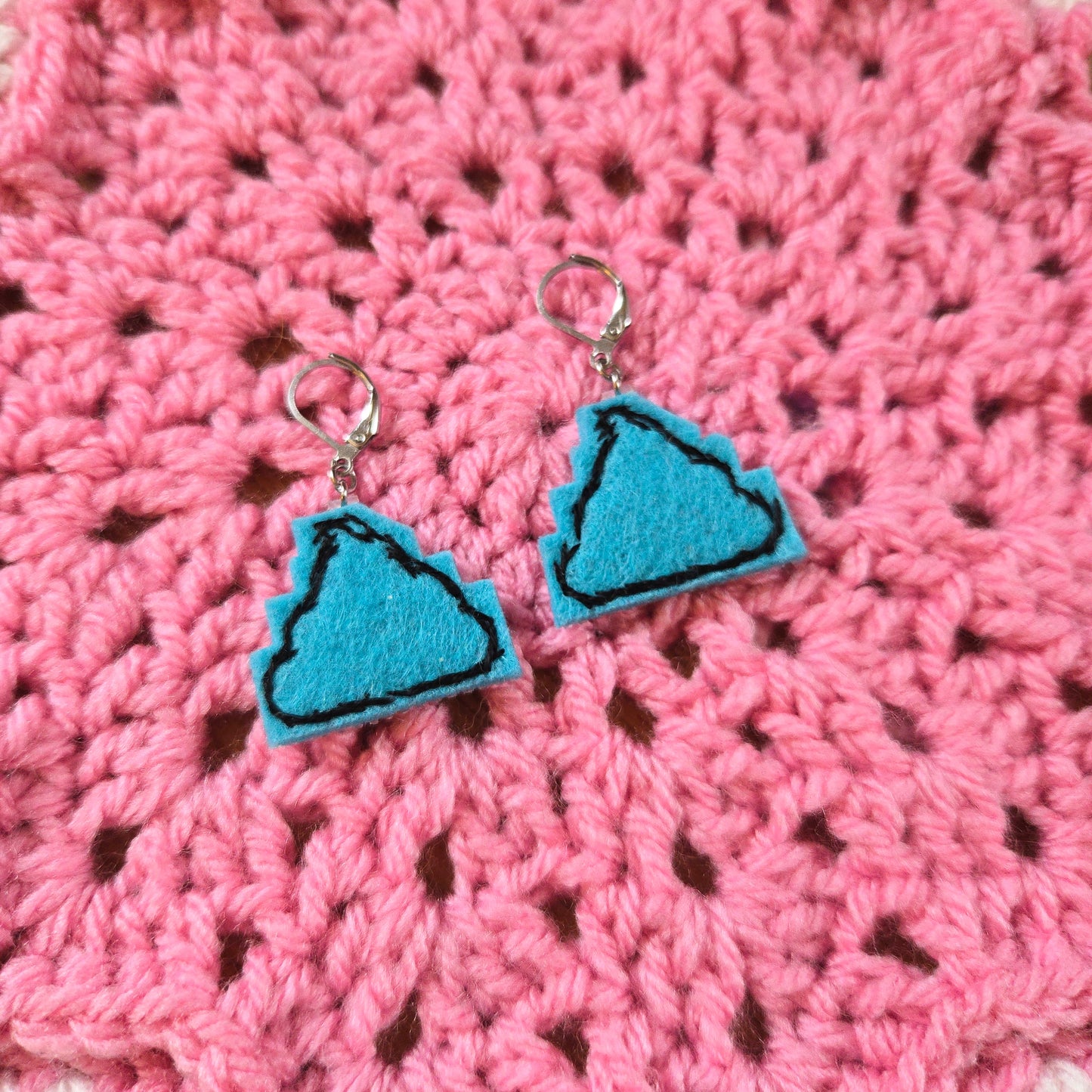 Rainbow Poop Earrings v1.0