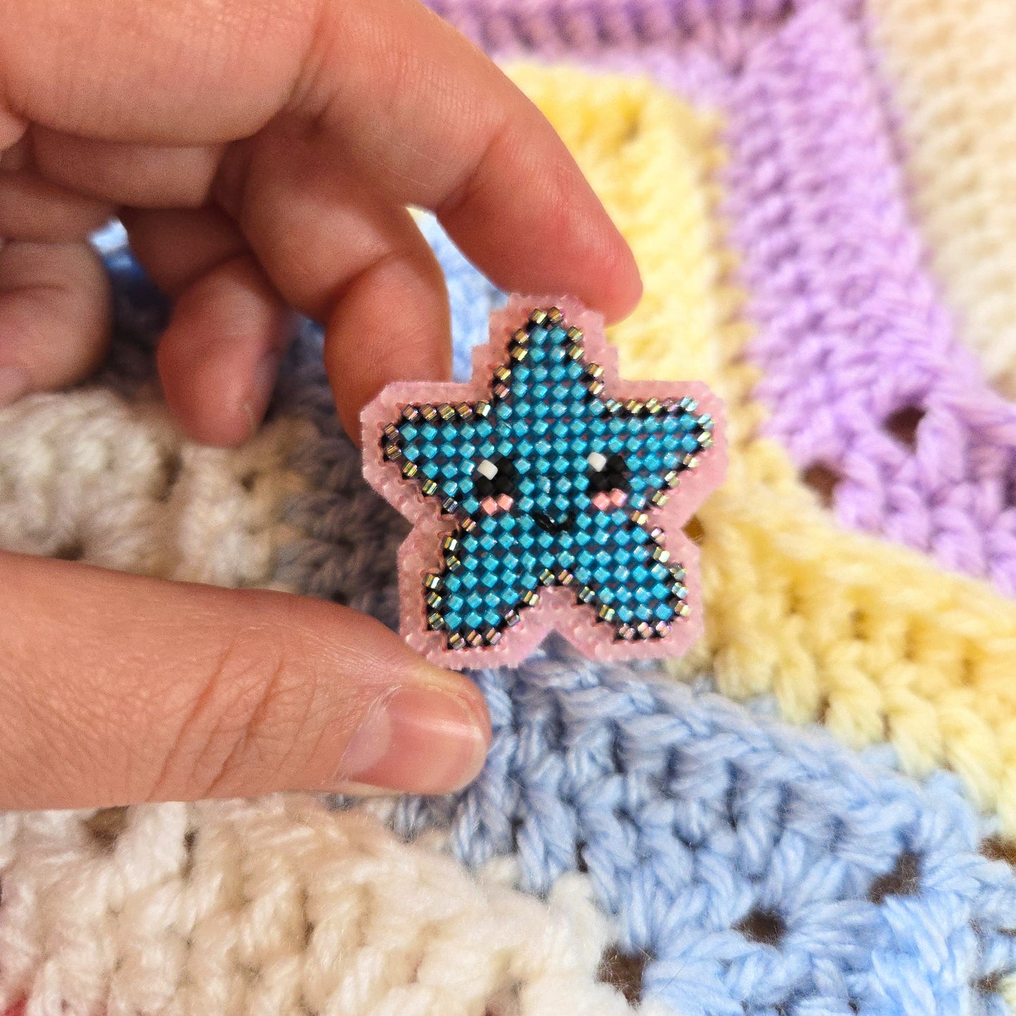 Pearl Pastel Star - Pin