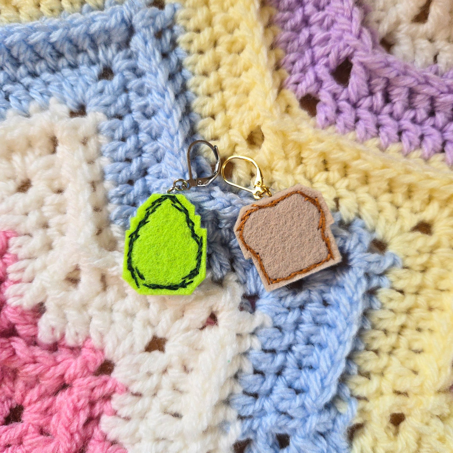 Avocado Toast Earrings