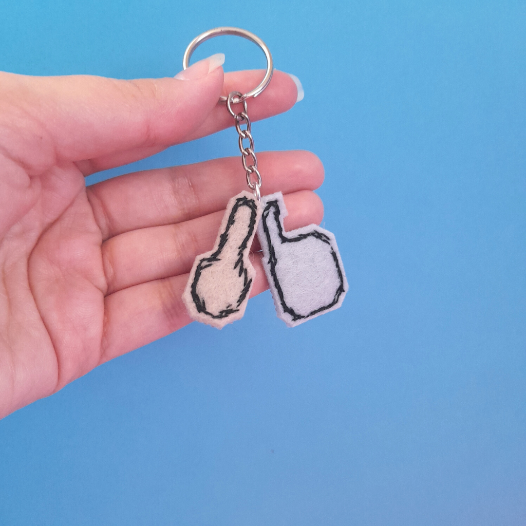 Saucepan and Spoon keychain