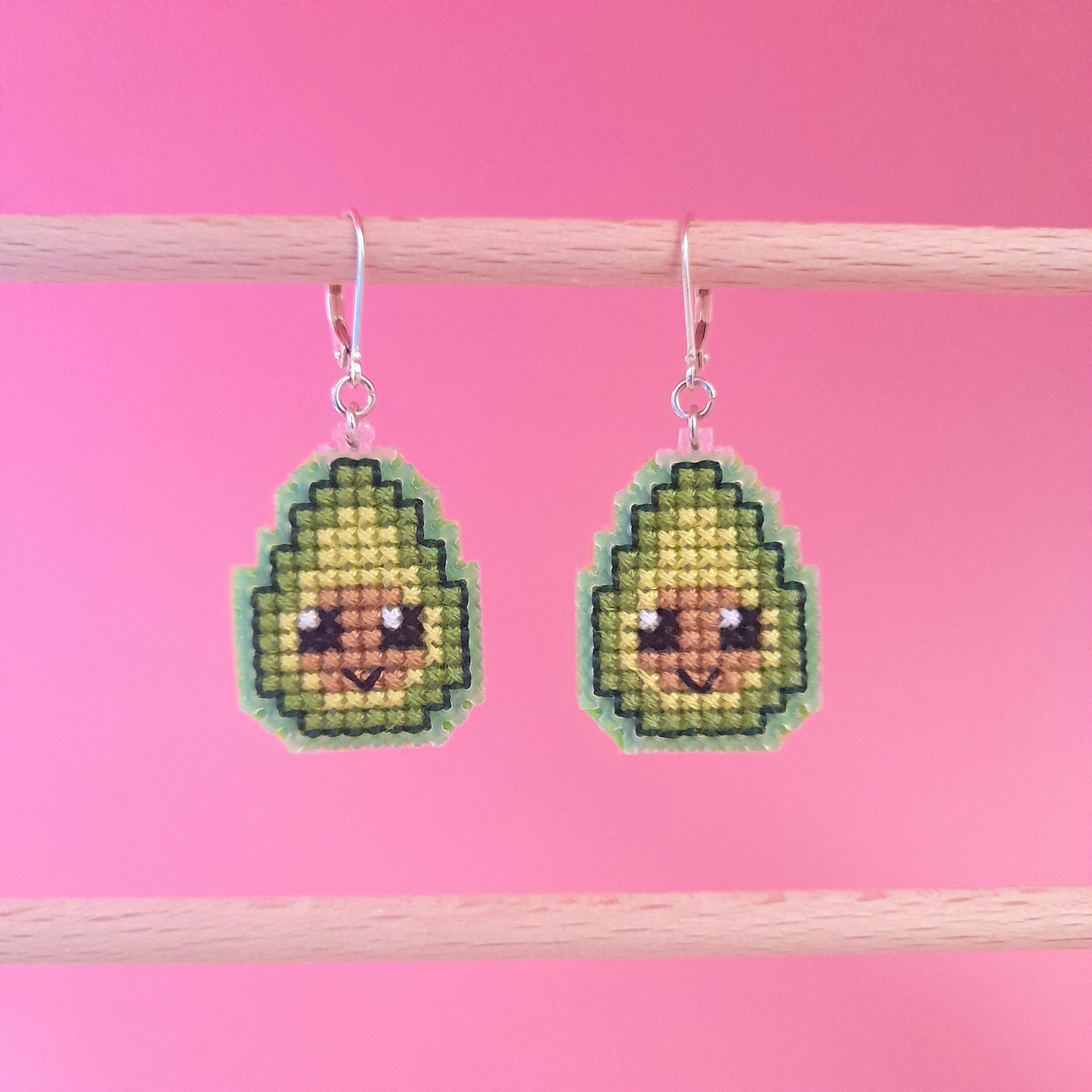 Boucles d'oreilles Avocat