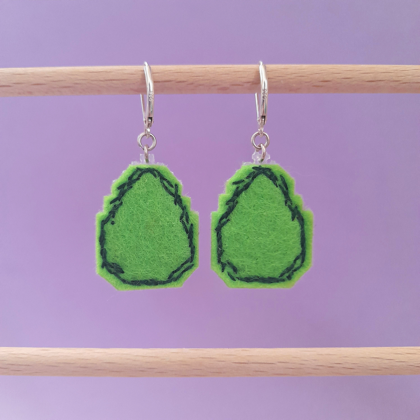 Boucles d'oreilles Avocat