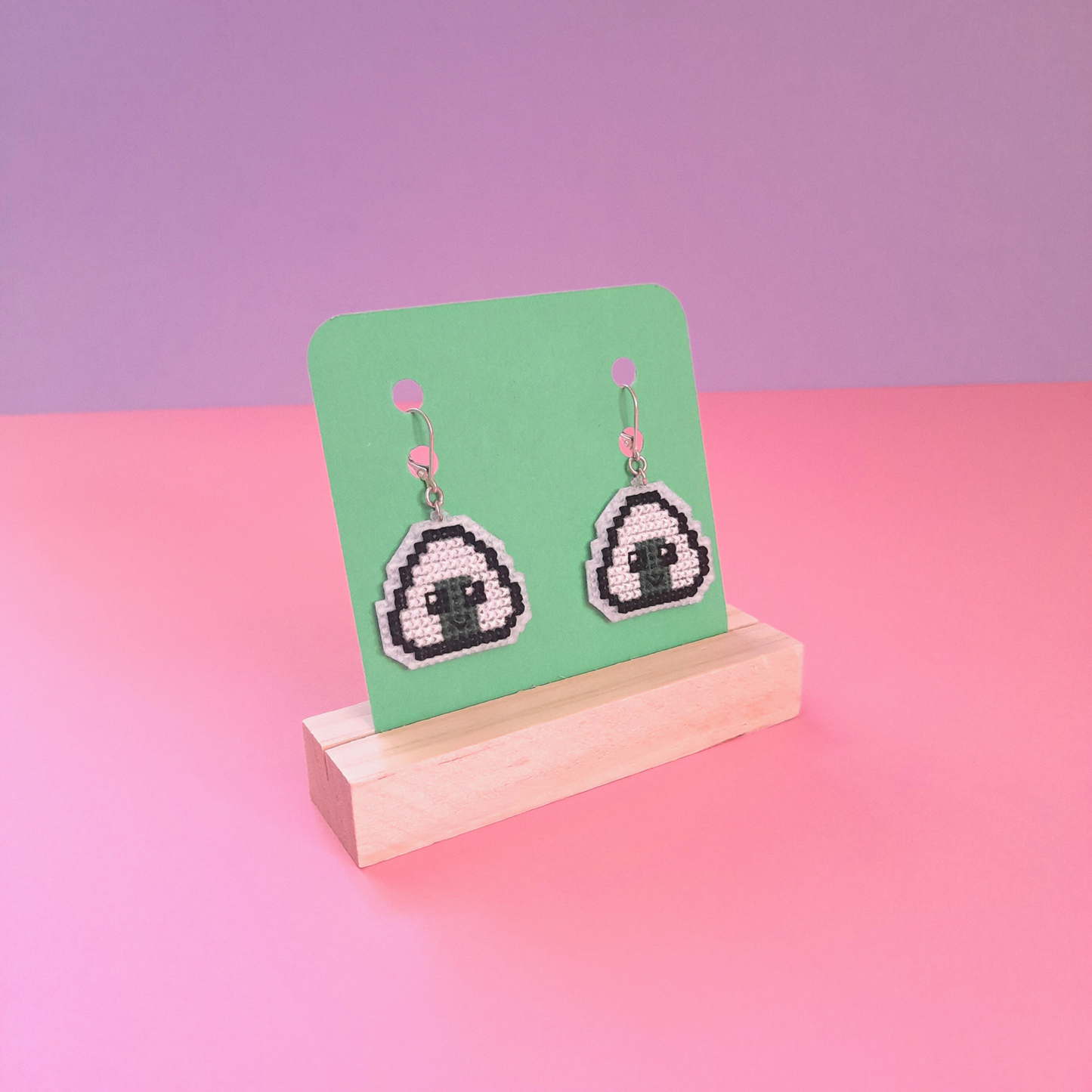 Boucles d'oreilles Onigiri