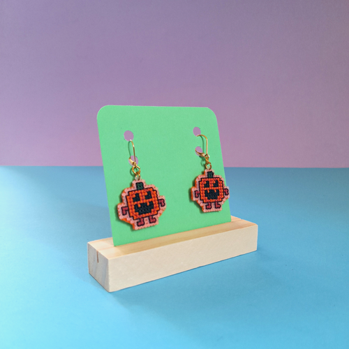 Pumpkin Earrings