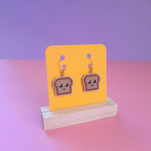 Boucles d'oreilles Toast