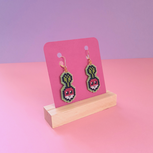 Boucles d'oreilles Radis