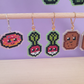 Boucles d'oreilles Radis